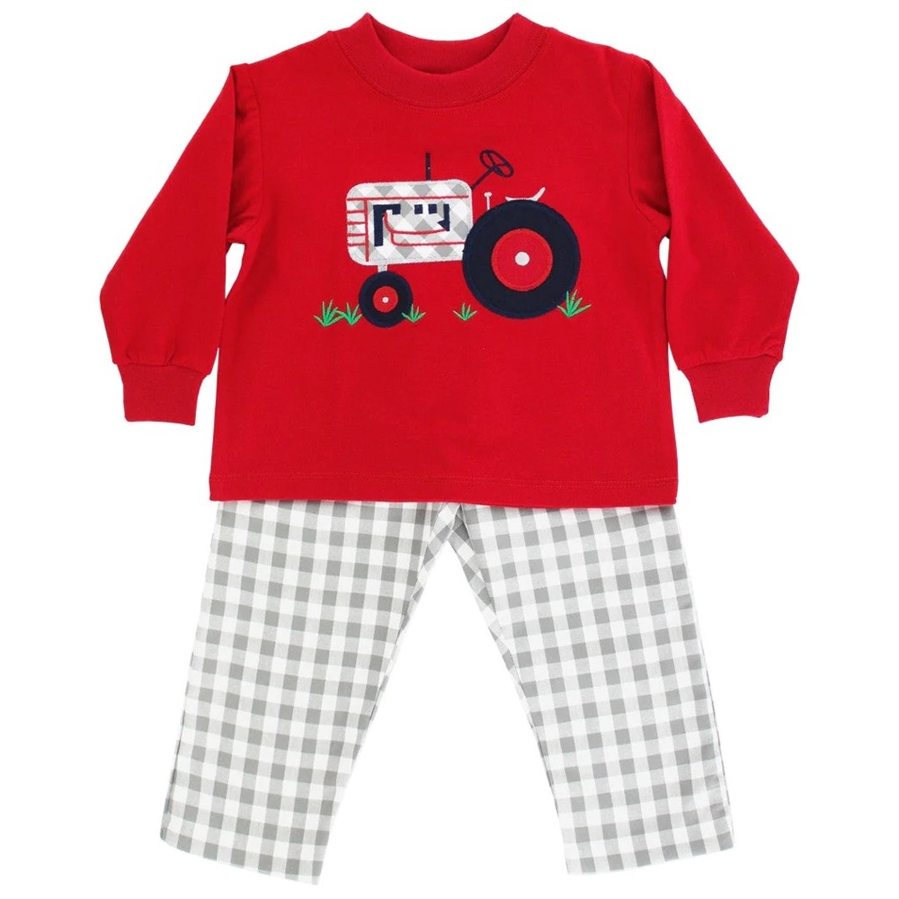 Bailey Boys Tractor- Boys Pant Set 3T NWT